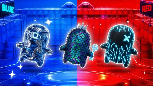 RED VS BLUE 🔵🔴GZFF — Fortnite Creative map cover art