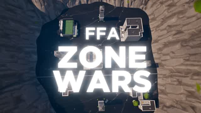 FFA- ZONEWARS — Fortnite Creative map cover art