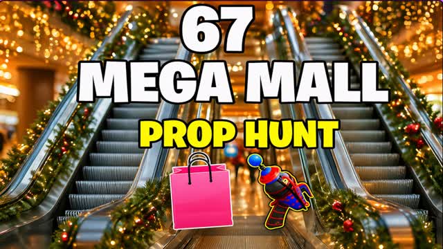 Mega Mall Prop Hunt | Hide And Seek — Fortnite Creative map cover art