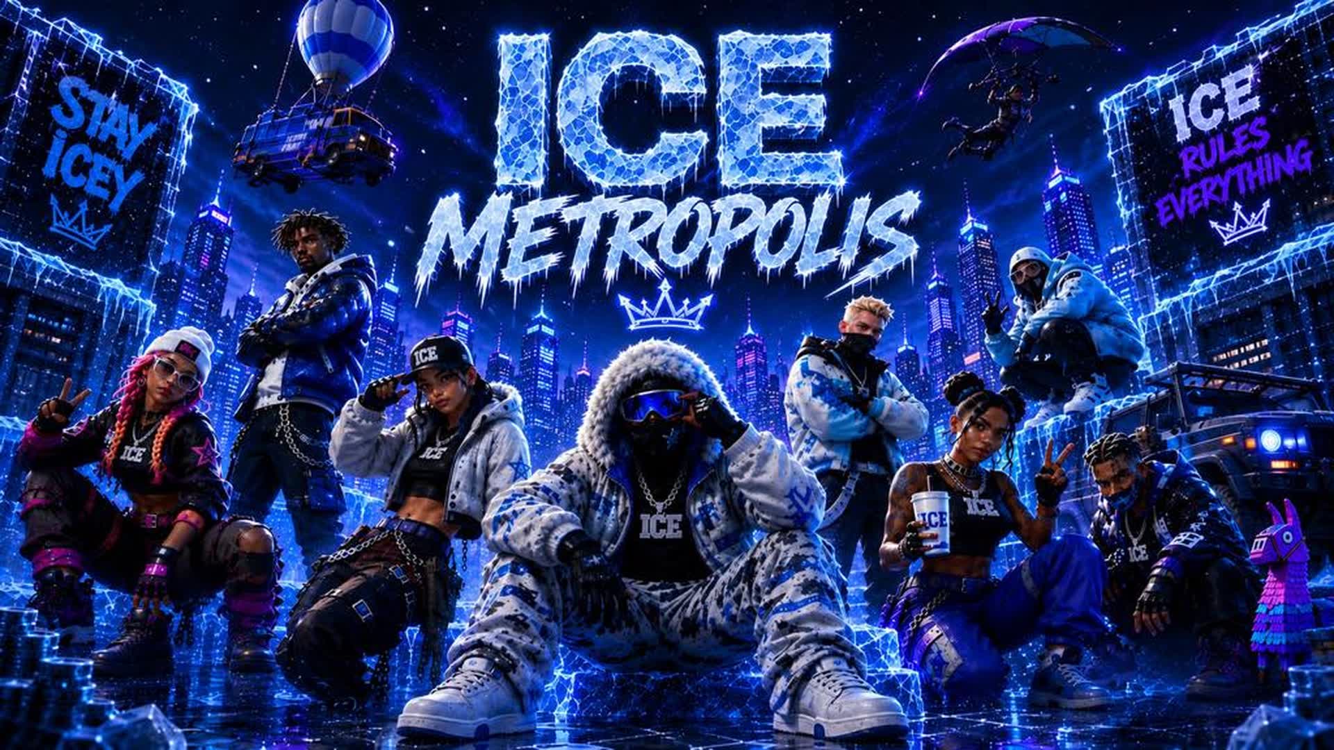 Ice Metropolis — Fortnite Creative map