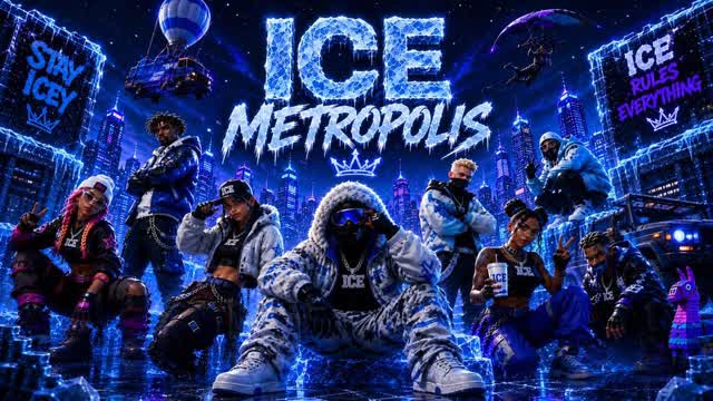 Ice Metropolis — Fortnite Creative map