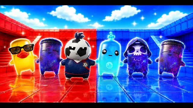RED VS BLUE ROYAL IMPACT 🔴🔵 — Fortnite Creative map cover art
