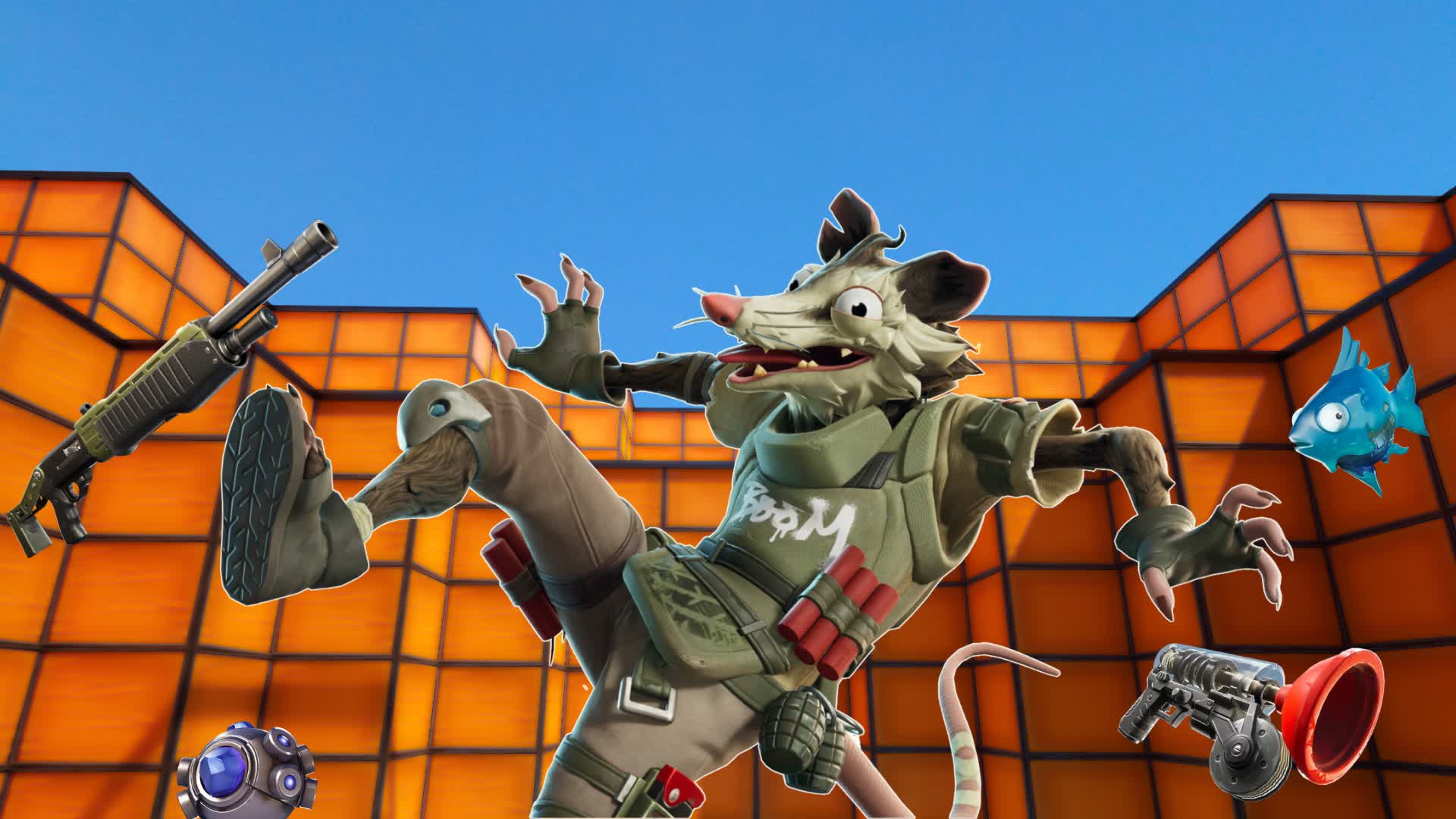 CRAZY PIT - FREE FOR ALL — Fortnite Creative map