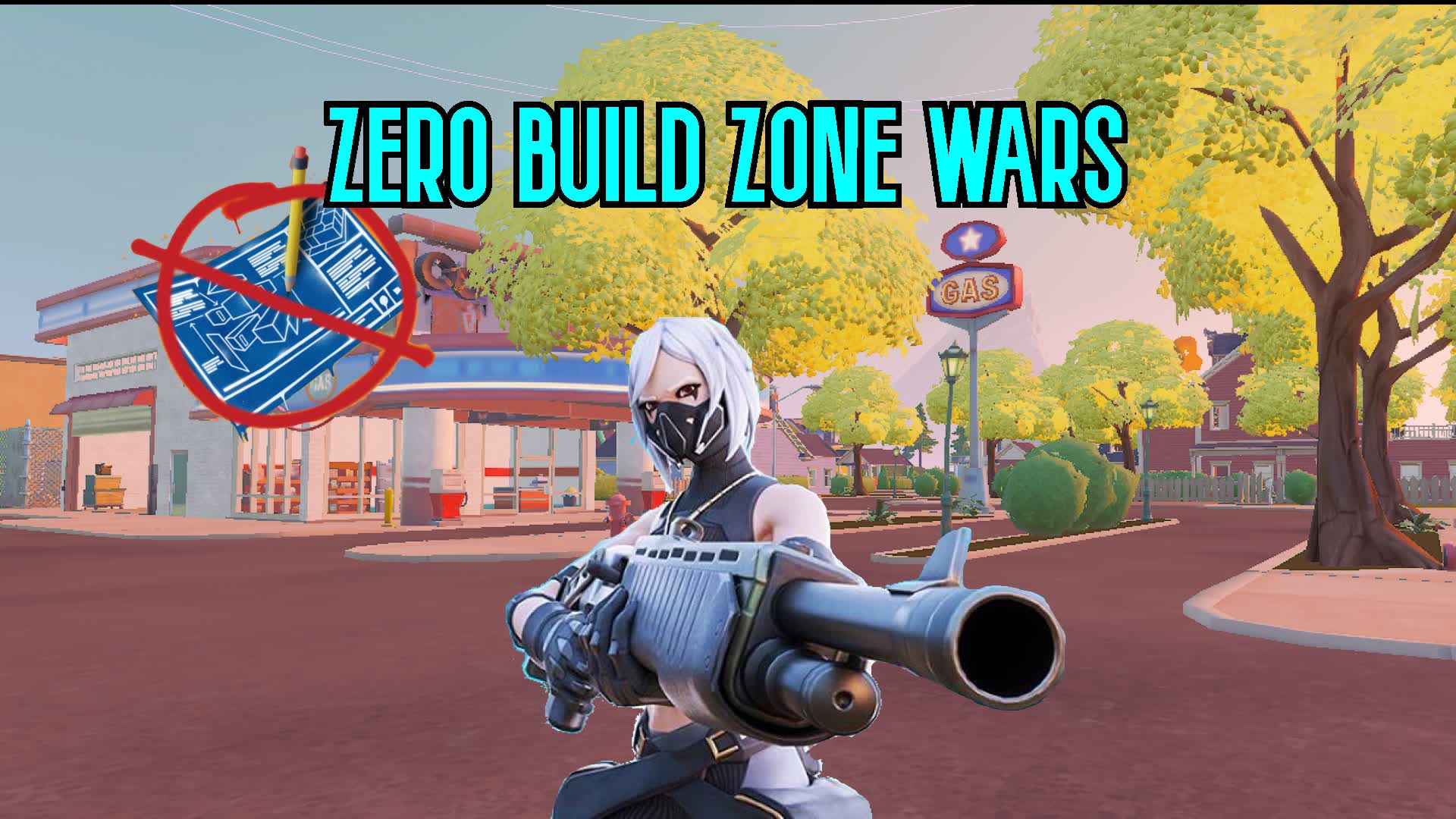 Zero Build Zone Wars — Fortnite Creative map