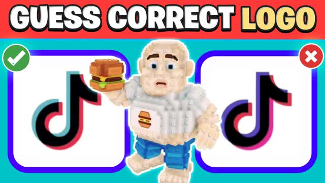GUESS CORRECT LOGO 🔍 BRIDGE OBBY FUN — Fortnite Creative map
