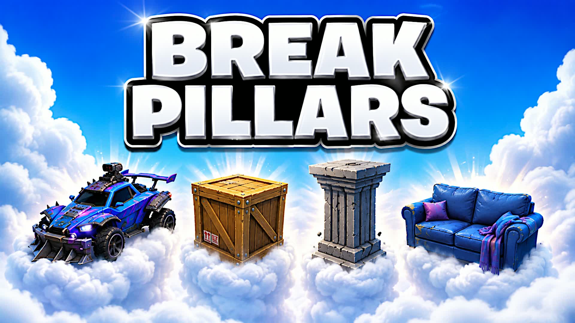 Break Pillars — Fortnite Creative map