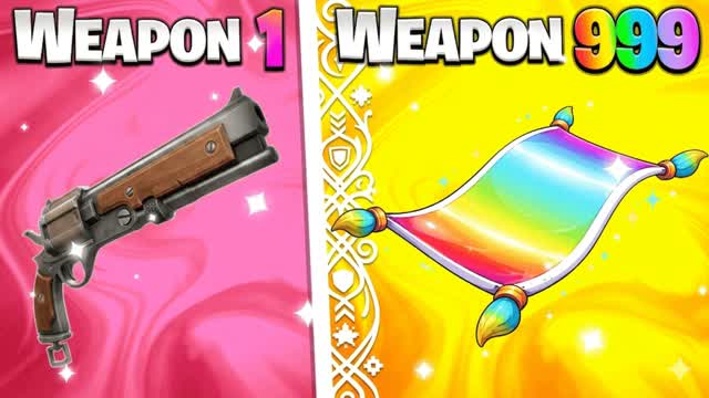 KENZI GUN GAME ONE SHOT🎯 — Fortnite Creative map