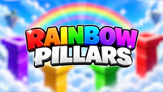 RAINBOW PILLARS 🌈 (t2o) — Fortnite Creative map