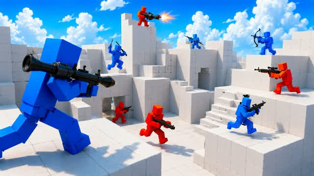 CRAZY RIVALS AURA RED VS BLUE 🔵🔴 — Fortnite Creative map