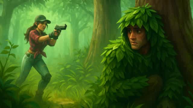 Hide and Seek in the forest — Fortnite Creative map cover art