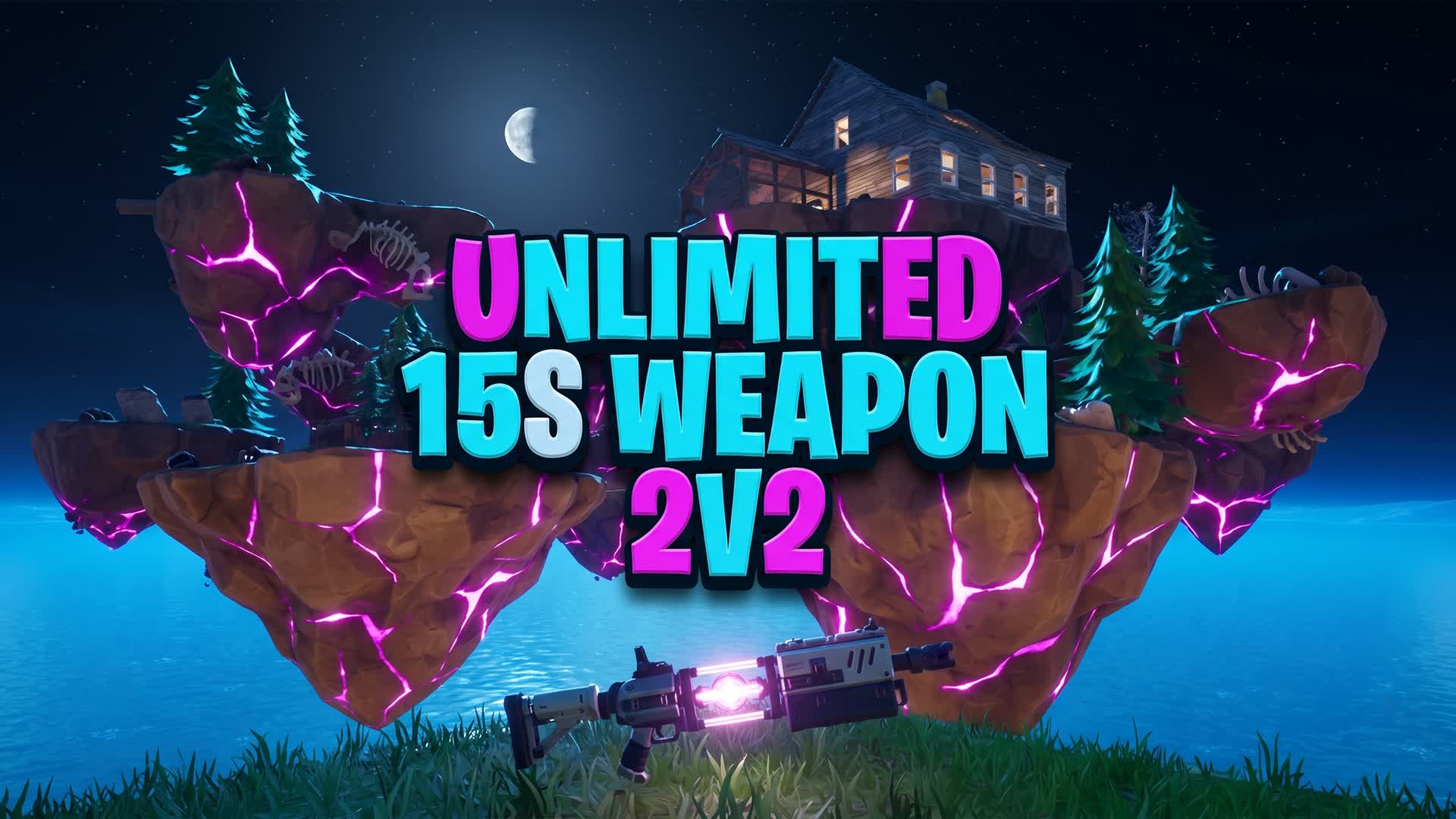 Unlimited 15s Weapon 2v2 — Fortnite Creative map