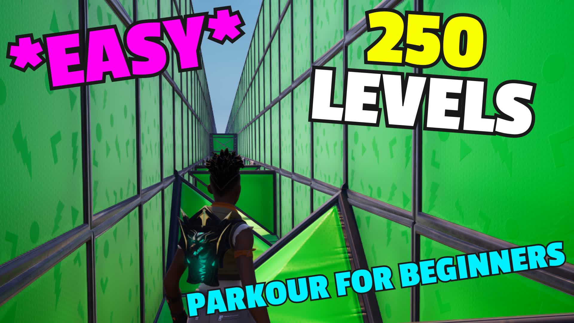 250 Easy Parkour For Beginners — Fortnite Creative map