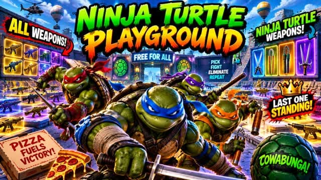 Ninja Turtle Playground — Fortnite Creative map cover art