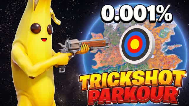 🎯BEST TRICK SHOT PARKOUR⭐️(80 LEVELS) — Fortnite Creative map
