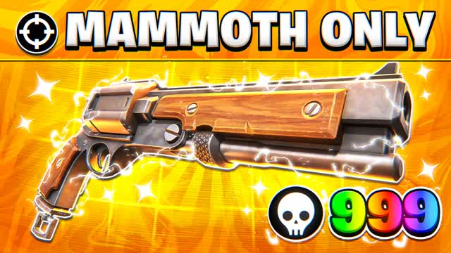 ONLY MAMMOTH ONE SHOT 🎯 — Fortnite Creative map cover art