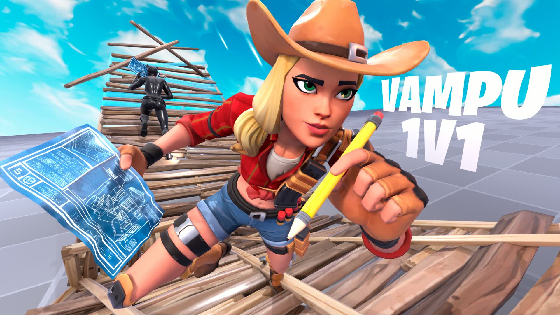 VAMPU 1V1 Build Fights (200 PUMP) — Fortnite Creative map