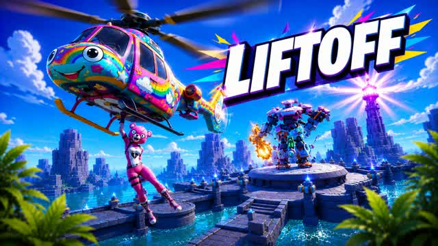 LIFTOFF — Fortnite Creative map cover art