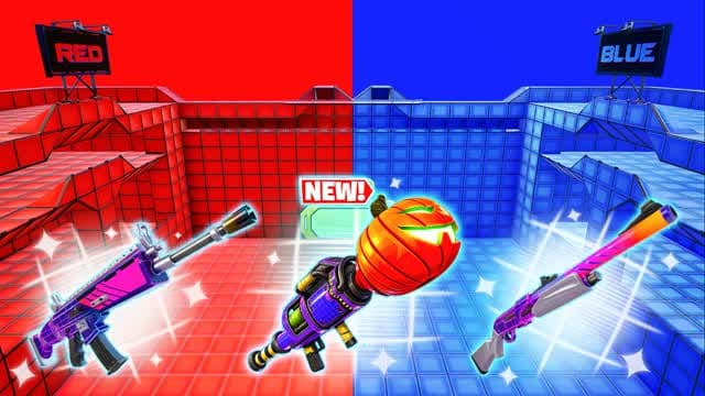 EXTREME RED VS BLUE 🔴🔵 — Fortnite Creative map cover art