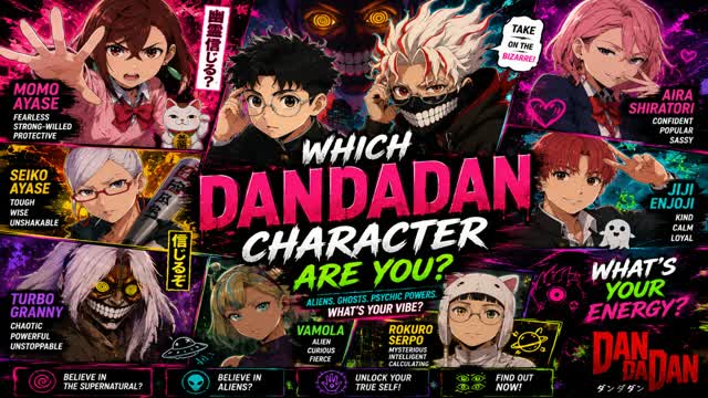 Which Dandadan Character Are You? — Fortnite Creative map cover art