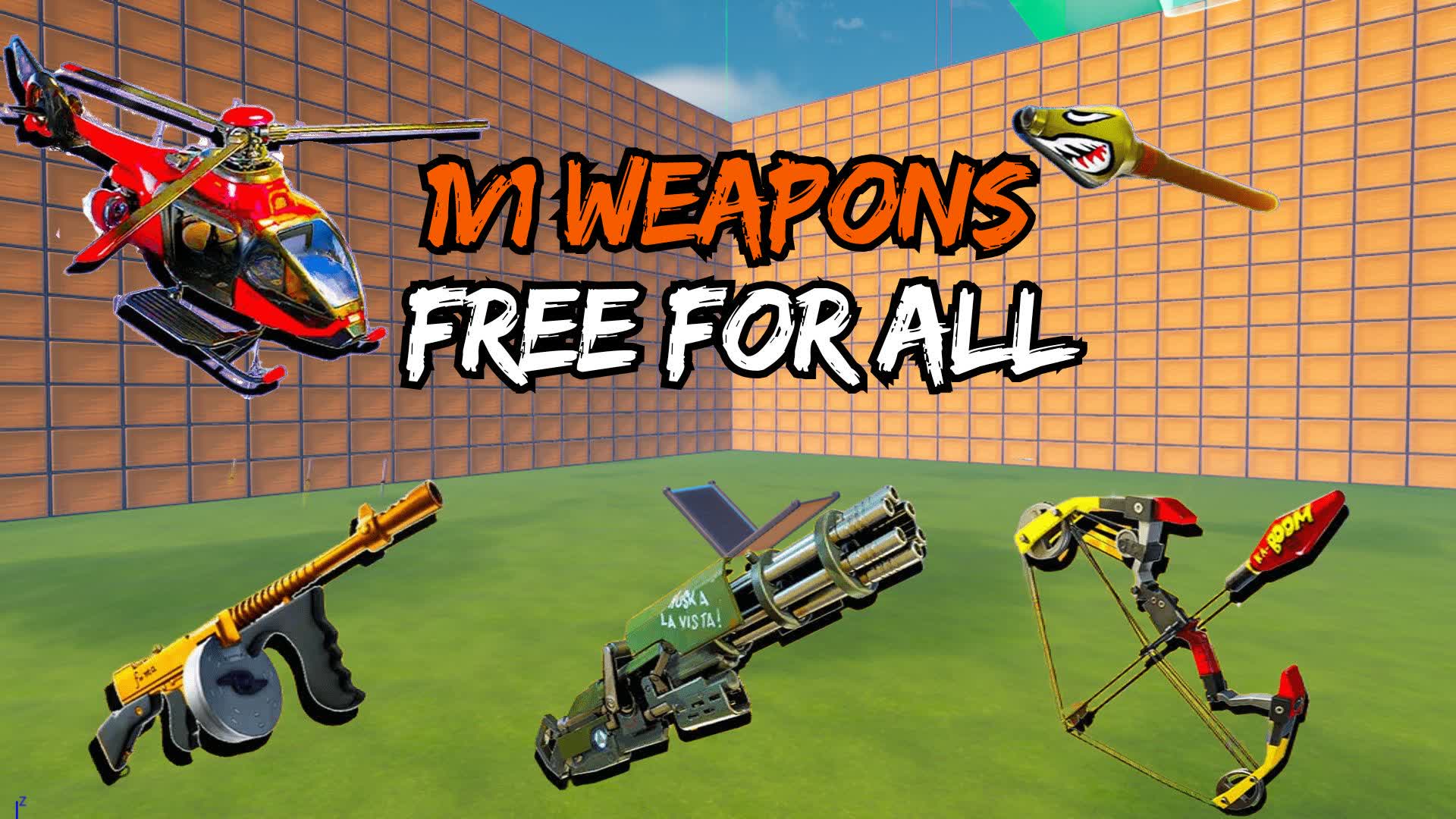 1v1 Weapons - Free For All — Fortnite Creative map