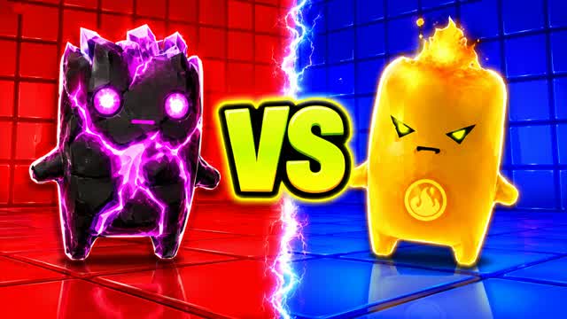 RED VS BLUE AMAZING CURRENT 🔴🔵 — Fortnite Creative map cover art