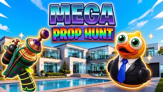 SUPER MEGA PROP HUNT-道具躲猫猫 3 — Fortnite Creative map