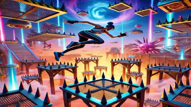 Trap Parkour — Fortnite Creative map cover art