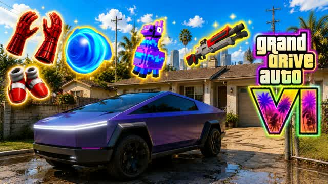 [][]SPIDER DRIVE AUTO VI 6 ][GRAND DRIVE — Fortnite Creative map