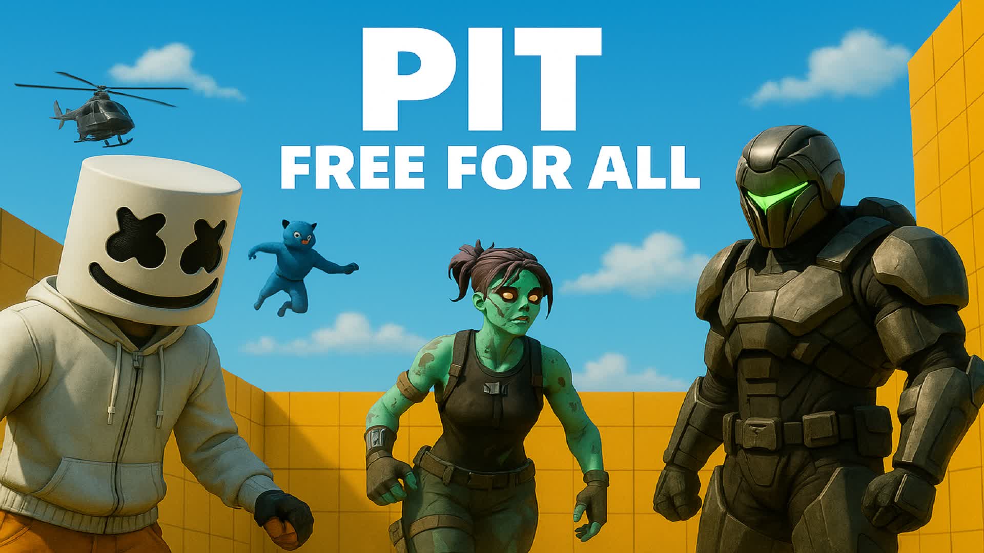 PIT FREE FOR ALL — Fortnite Creative map