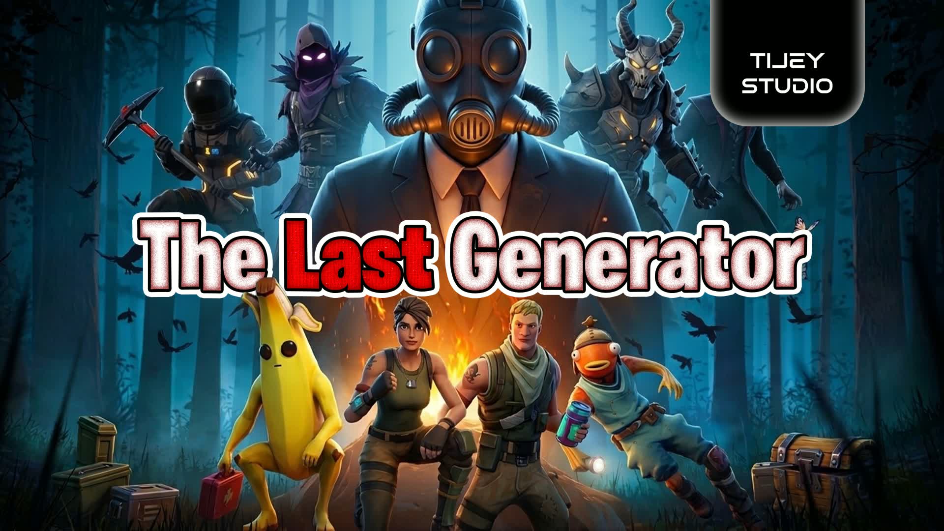 The Last Generator | 1v4 Horror — Fortnite Creative map