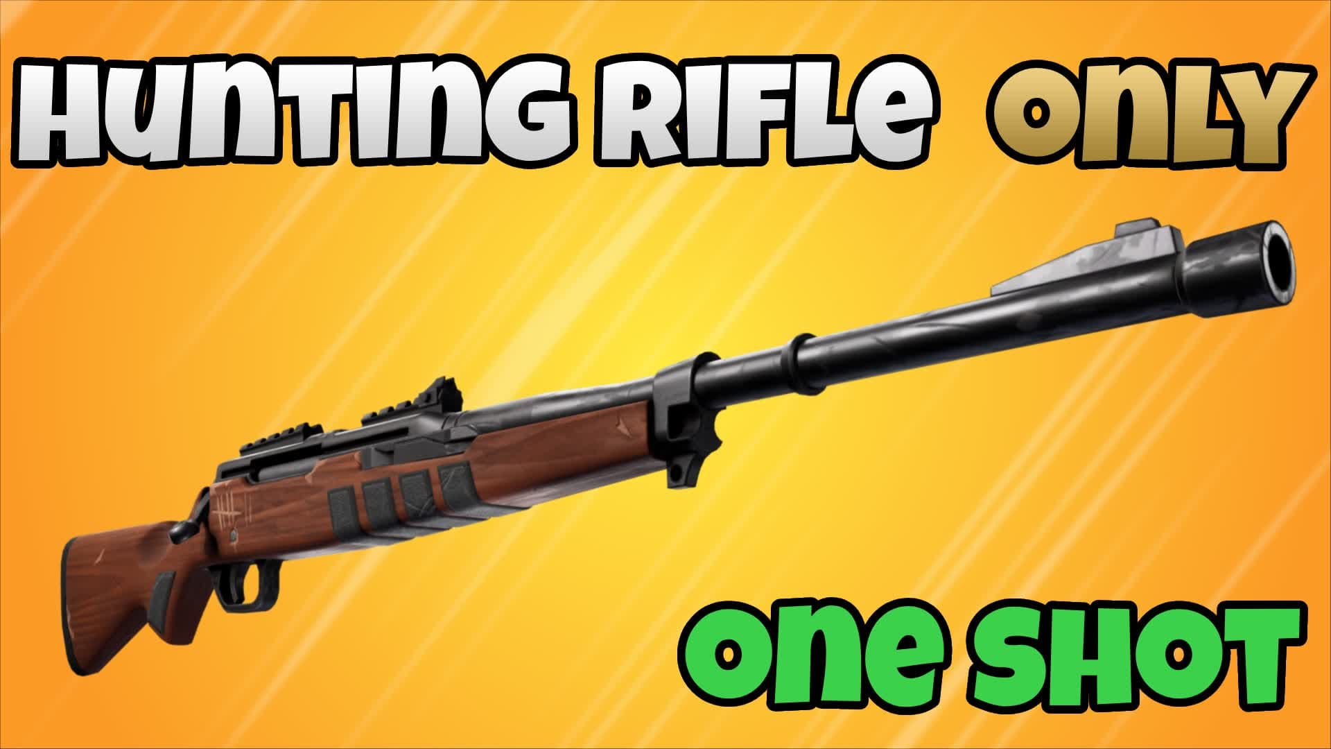 HUNTING RIFLE ONLY 🎯 ONE SHOT! — Fortnite Creative map