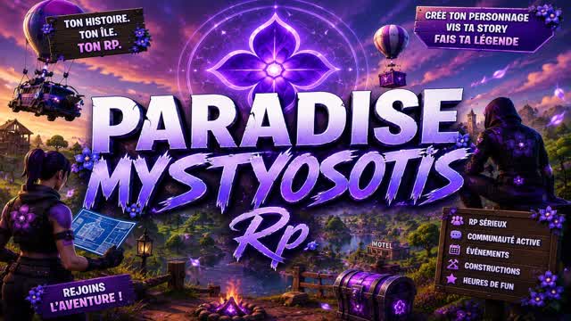 🌸-Paradise Lotus Rp-🌸 — Fortnite Creative map cover art