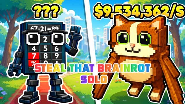 Steal that Brainrot solo — Fortnite Creative map cover art