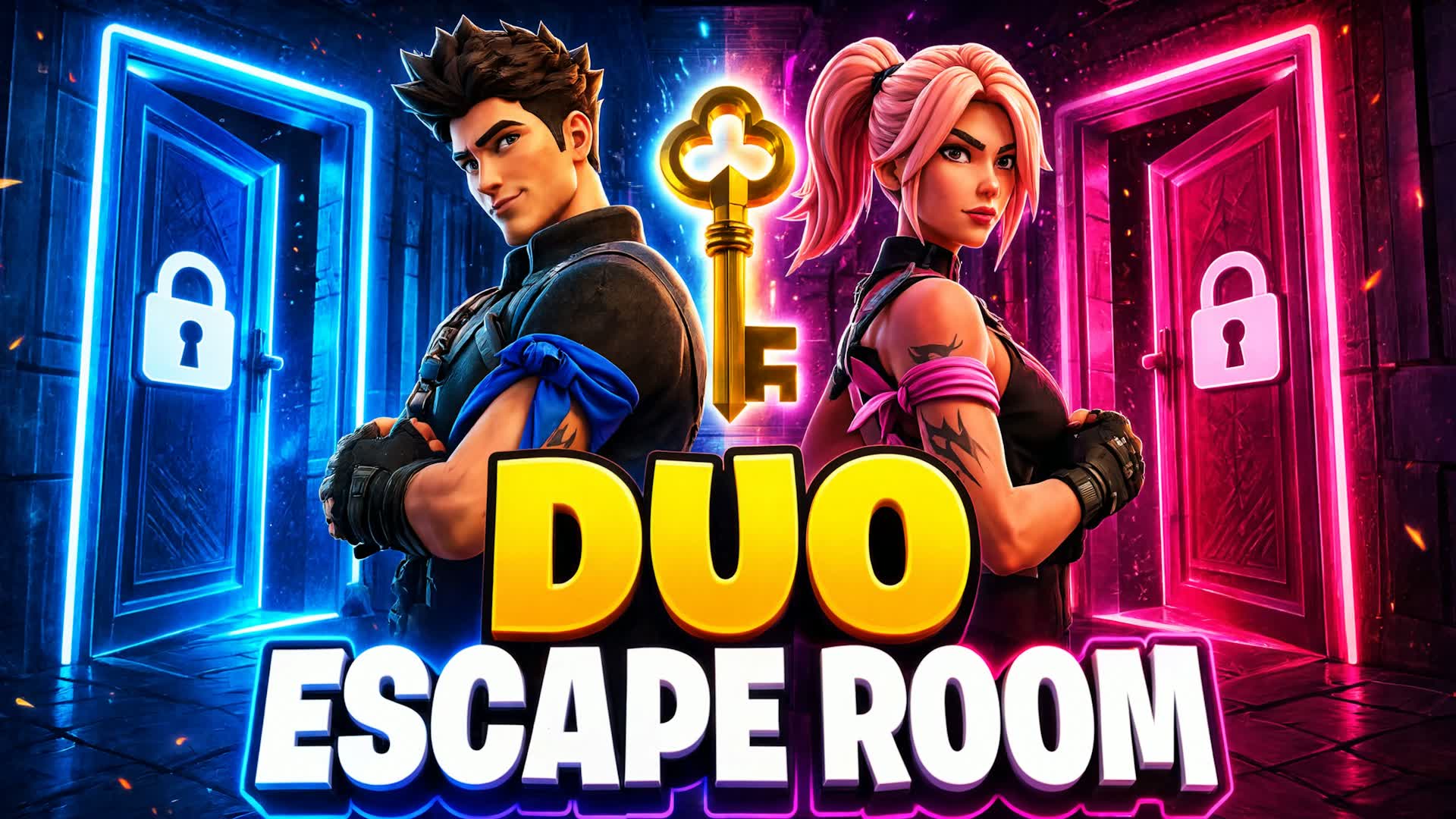 DUO ESCAPE SPEEDRUN — Fortnite Creative map