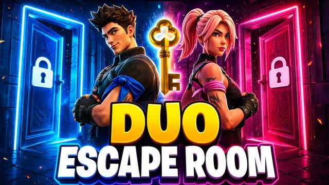 DUO ESCAPE SPEEDRUN — Fortnite Creative map cover art