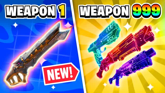 ⭐SUPER OG GUN GAME🎯ONE SHOT — Fortnite Creative map cover art