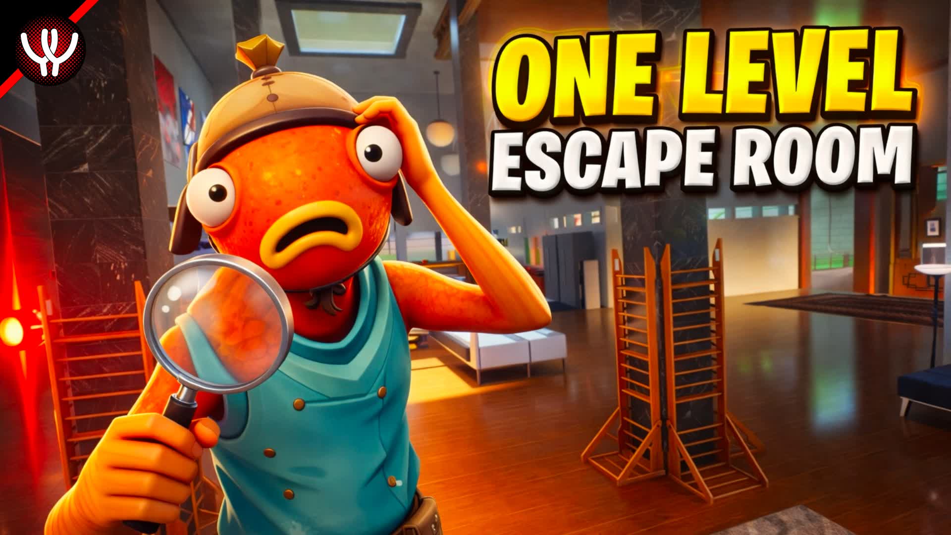 One Level Escape Room — Fortnite Creative map