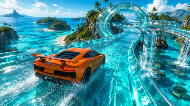 CAR GAME 🕹️ FURY SUPER RAMP🔥🚀 — Fortnite Creative map