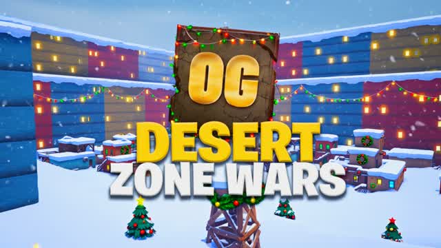 WINTER DESERT ZONE WARS — Fortnite Creative map