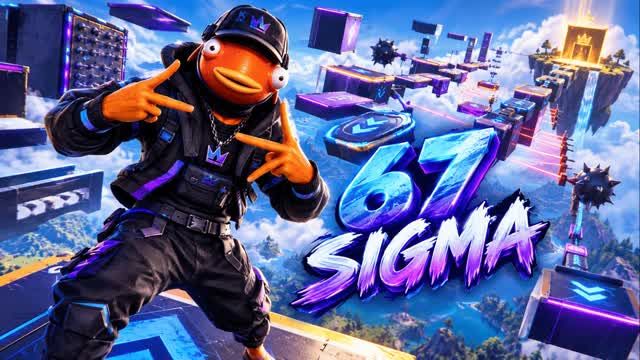 sigma parkour 67 level — Fortnite Creative map cover art