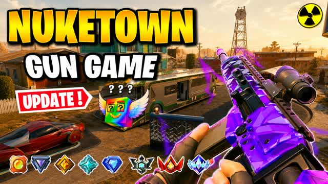 Nuketown GUN GAME ⭐ NEW BO8 🤫😈 — Fortnite Creative map