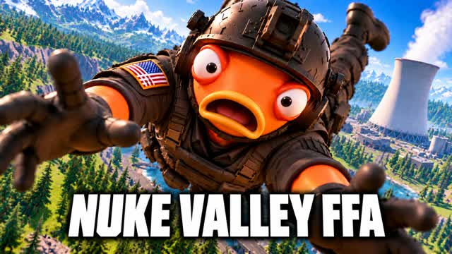 NUKE VALLEY | ZERO BUILD FFA — Fortnite Creative map cover art