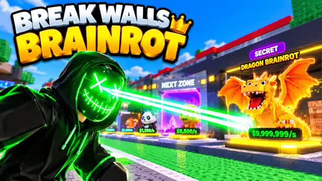 BREAK WALLS BRAINROT 💥 — Fortnite Creative map