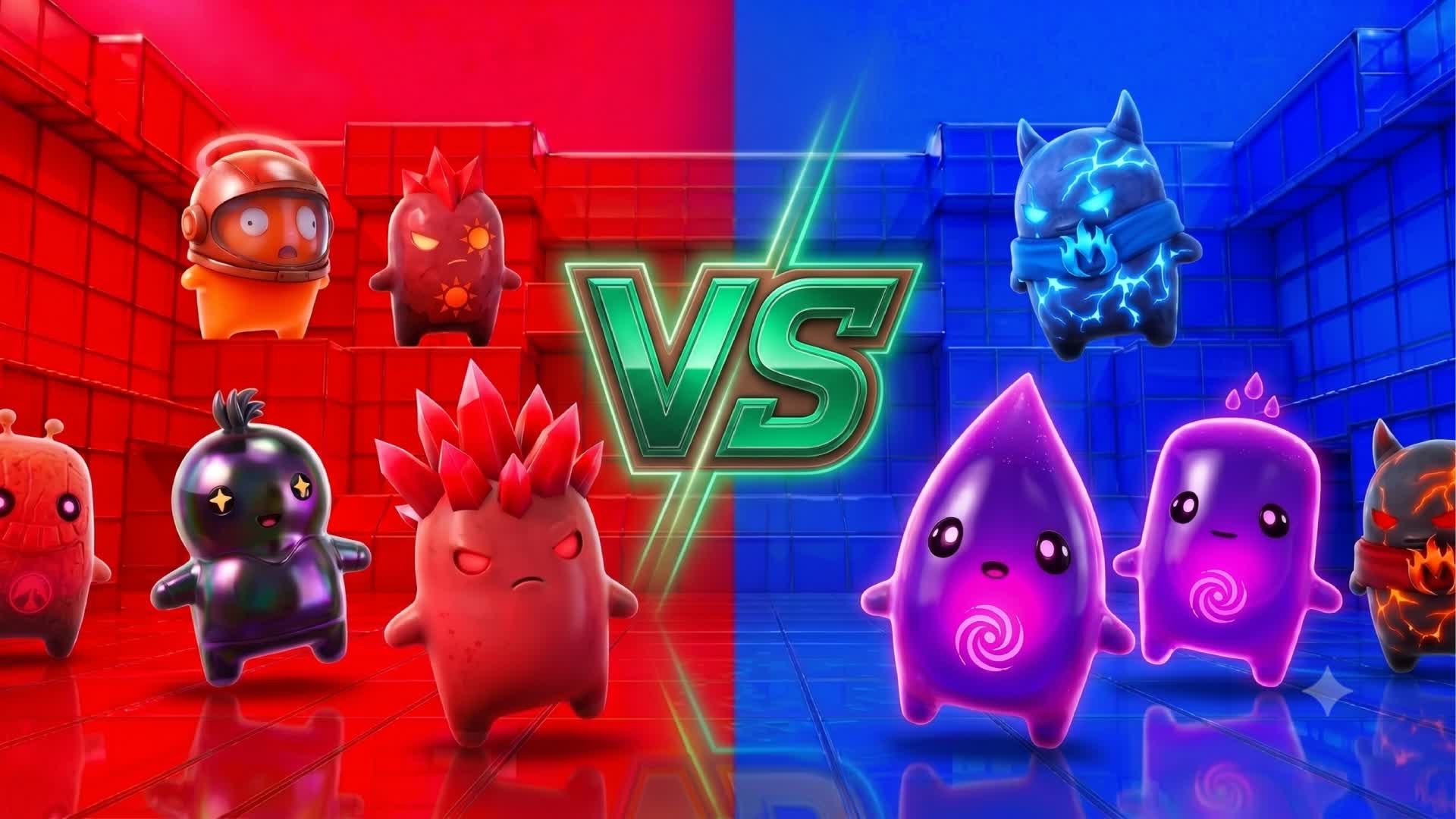 RED VS BLUE POTENT 🔴🔵 — Fortnite Creative map