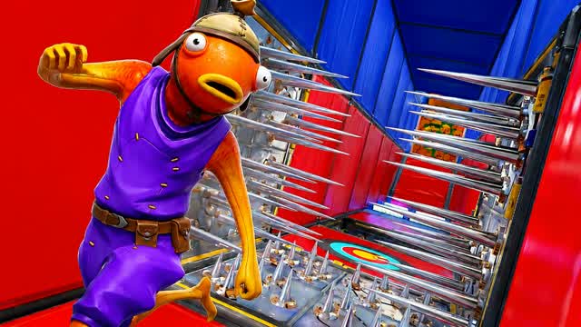 EASY DEFAULT PARKOUR 100 LEVELS — Fortnite Creative map cover art