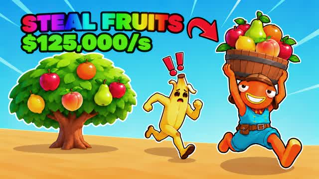Fruit Farm Tycoon — Fortnite Creative map cover art