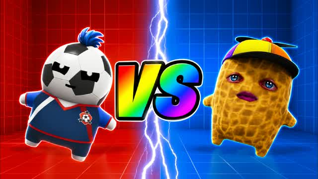 RED VS BLUE 🔴🔵 KWEBBELKOP — Fortnite Creative map