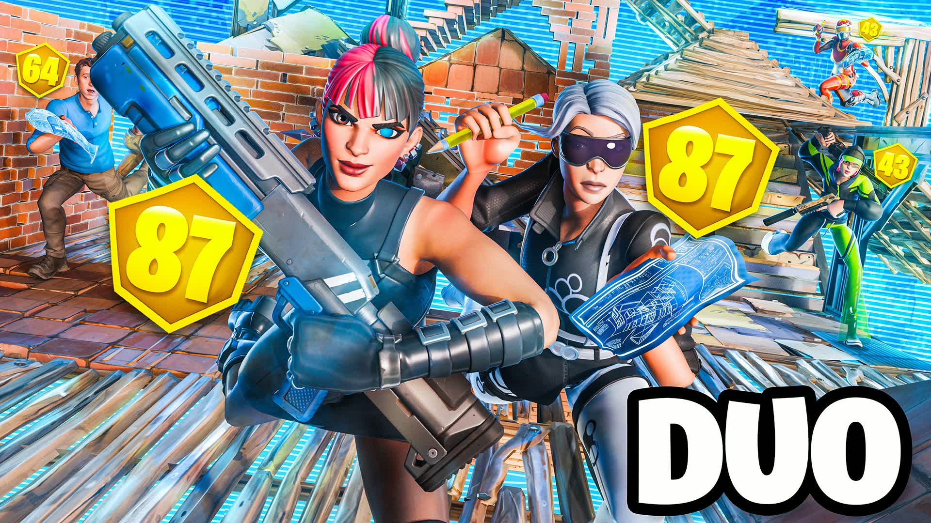 DUO CUP ZONE WARS [ENDGAME] — Fortnite Creative map