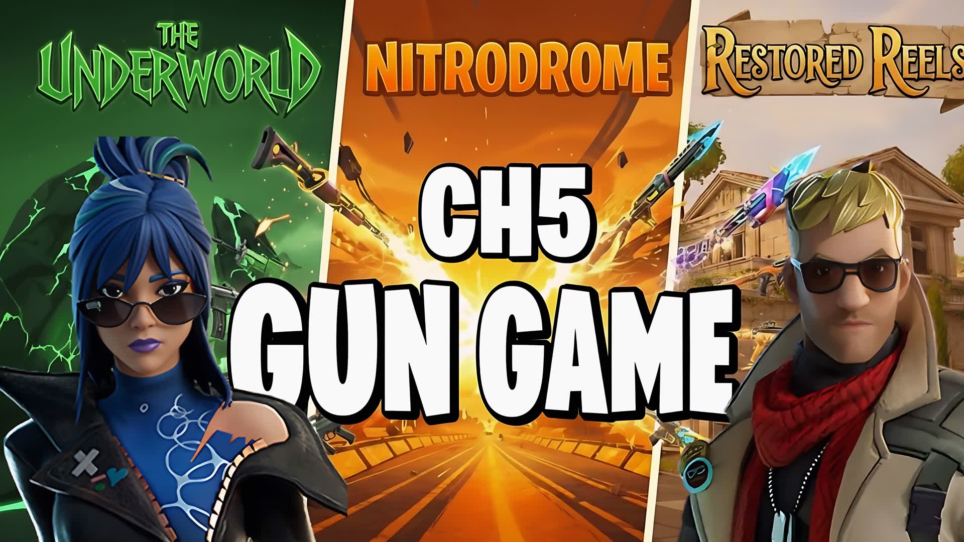 CH5 GUN GAME — Fortnite Creative map