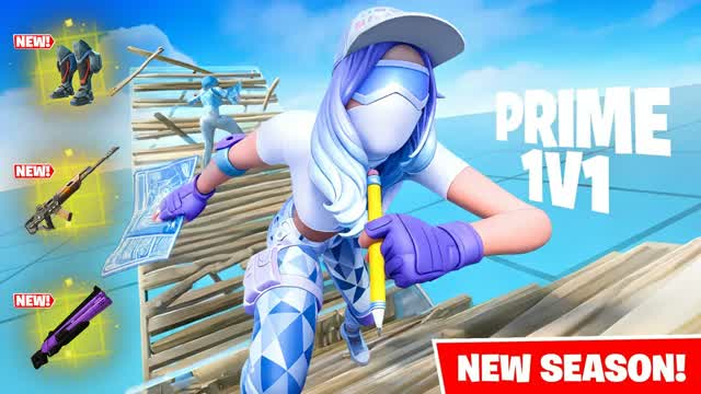 PRIME 1V1 (AIM & PIECE CONTROL PRACTICE) — Fortnite Creative map cover art